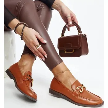 Dámské polobotky Solea polobotky hnědé s přezkou, 38 i240_206468_2:38