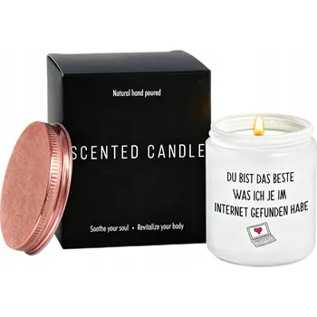 Svíčka LAWENDA Vonná levandulová svíčka, sójová svíčka 200g