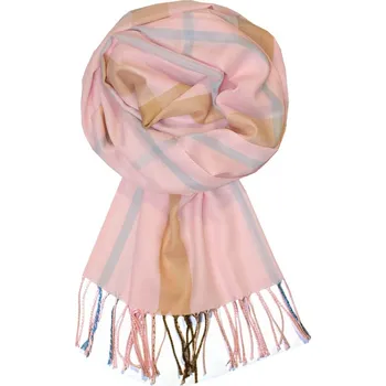 Šála Bolzano Trend pašmínový šál JK-214 světle růžová