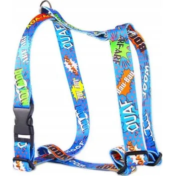 Postroj pro psa Matteo Postroj Guard 30 mm graffiti modrý