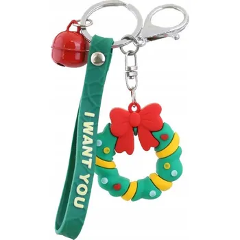 Přívěsek Na Klíče vánoční plastový Ecarla