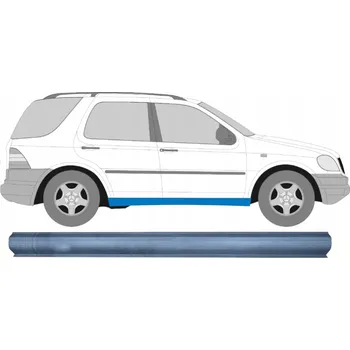 Prah karosérie Opravný plech prahu pro Mercedes M-Class ML W163 1998-2005 / Levý = Pravý