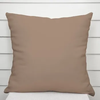 Povlak na dekorativní polštářek Bavlněný povlak na polštář Moni MO-071 Šedohnědý 50 x 60 cm