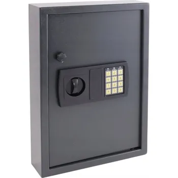 Trezor Skříňka na klíče XL-Tools s číselným zámkem šedá, pro 48 klíčů, 45x30 cm
