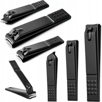 SADA ŠTIKAČEK NA NEHTY KLEŠTĚ NA KŮŽIČKU ŠTIPKY 3 KS ČERNÉ