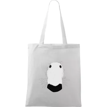 Barzoj čumák (Moňas) - Taška bavlněná - 42 x 38 cm ( Bílá )