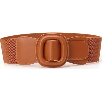 Opasek Dámský strečový pružný pásek MERMET Hnědý