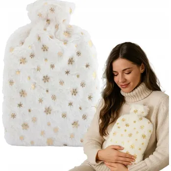 Obraz Gumová láhev na horkou vodu Altom Design bílá 2 l