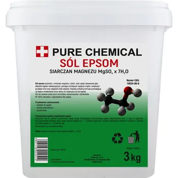 Koupelová sůl Sůl do koupele Epsom síran hořečnatý 3000 g přírodní