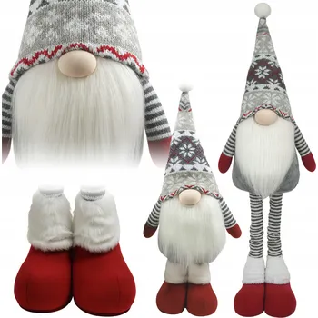 Obraz Vánoční skřítek trpaslík dekorace gnóm teleskopické nohy velký 70cm VZ2