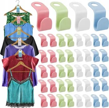 Věšák 50x HÁČKY NA VĚŠÁKY - ŠETŘÍ MÍSTO SPOJKY - VĚŠÁKY - SKŘÍŇ