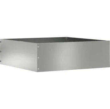 Truhlík vidaXL Okraj trávníku Stříbrná 40 x 40 x 13 cm Pozinkovaná ocel