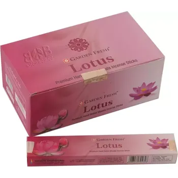 Vonná tyčinka Garden Fresh Lotus indické vonné tyčinky 12 krabiček. Množstevní sleva.