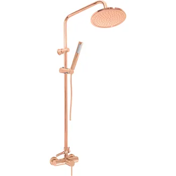 Vodovodní baterie SEINA - Sprchový systém s vodovodní baterií, Zlatá růžová - lesklá SE982.5/7ZRL, RAV Slezák