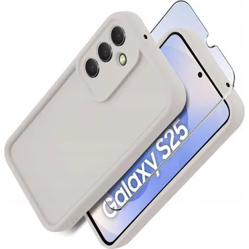 Pouzdro na mobilní telefon Zadní Kryt KrainaGSM pro Samsung Galaxy S25 bílý