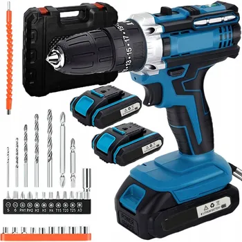 Vrtačka PŘÍKLEPOVÁ ELEKTRICKÁ VRTAČKA AKUMULÁTOROVÝ ŠROUBOVÁK 5 ČLÁNKŮ 1200 MAH