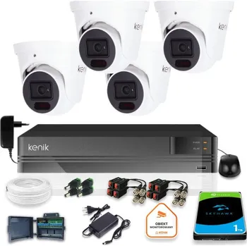 IP kamera Kenik Surveillance Kit 4 5MPx kamery 5v1 rekordér 1TB