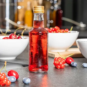 Termoska Skleněná láhev s víčkem 200 ml