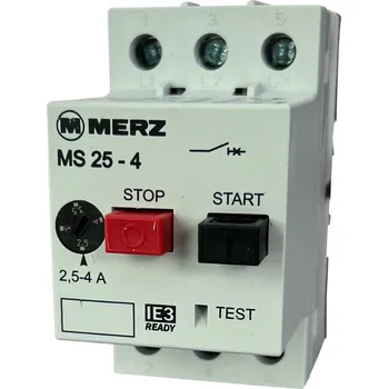 Jistič Motorový ochranný spouštěč Merz MS25-4, 2,5-4 A + dárek zdarma