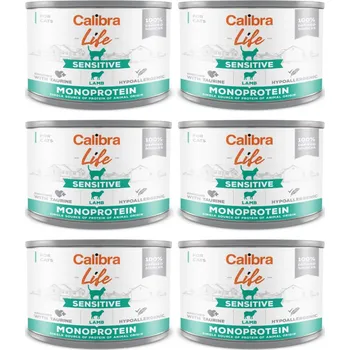 Krmivo pro kočku CALIBRA Cat Life Sensitive Lamb - mokré krmivo pro kočky - 6x200g