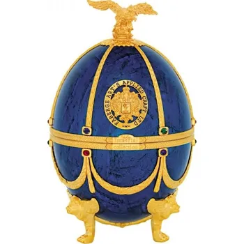 Vodka Vodka Imperial Collection Carl Fabergé Modré 40% 0,7l (dárkové balení 4 sklenice)