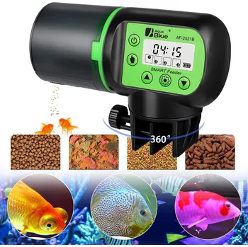 Krmítko pro ptáka AUTOMATICKÉ KRMÍTKO PRO RYBY DO AKVÁRIA DÁVKOVAČ KRMIVA KRMENÍ