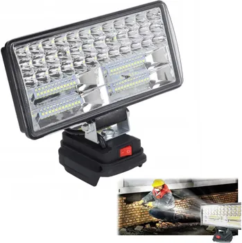 Svítilna LAMPA PRO MAKITA 18V HALOGENOVÁ PRACOVNÍ LAMPA SVÍTILNA 8 PALCŮ LED