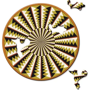 Puzzle Kulaté puzzle CURIOSI Picoli Kolotoč 33 dílků