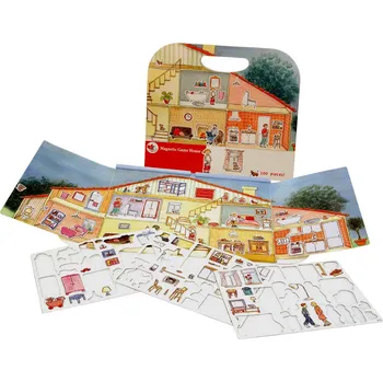 ostatní stavebnice Magnetická skládačka Egmont Toys Dům 100 dílků