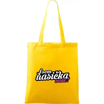 Jsem hasička vole! - Taška bavlněná - 42 x 38 cm ( Žlutá )