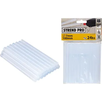 Příslušenství k lepící pistoli Strend Pro tyčinky do tavné pistole 7mm transparentní 24ks (2171407) 891075,00