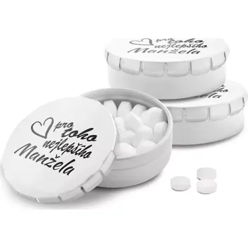 Bonbon Sablio Mentolky Pro toho nejlepšího manžela - 3 ks
