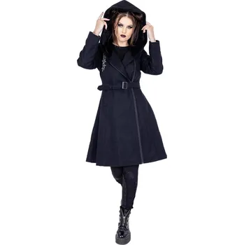 Dámský kabát kabát dámský POIZEN INDUSTRIES - NERIO - BLACK