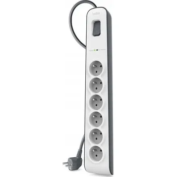 Přepěťová ochrana Belkin 2M prodlužovací kabel s 6 zásuvkami BSV603CA2M, ochrana 650J
