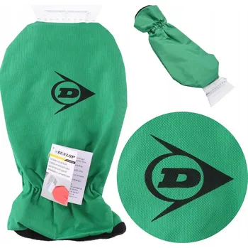 Autoškrabka Škrabka na okna s rukavicí, škrabka s rukavičkou DUNLOP ZELENÁ