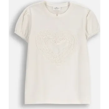 Chlapecké oblečení Dětské tričko Ecru Elegantní halenka vel. 146 Coccodrillo ZC5