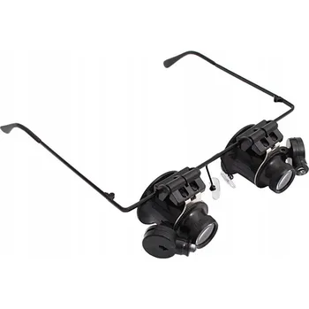 Lupa ZVĚTŠOVACÍ BRÝLE LUPA 20X S LED PODSVÍCENÍM