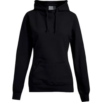 Dámská mikina Promodoro Dámská mikina s kapucí a klokaní kapsou Barva: Černá, Velikost: M E2181