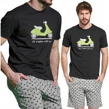 Pánské pyžamo Sorbetto pánské pyžamo Kenny Pánské pyžamo krátký rukáv velikost XL