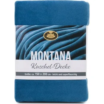 deka Deka Gözze polyester 150 cm x 200 cm modrá