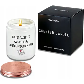 Svíčka SOJOVÁ SVÍČKA Levandule Aromatická Dekorativní Relaxační 200g