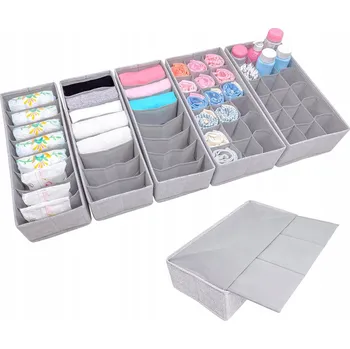 Organizér oblečení Organizér na spodní prádlo, skládací, multifunkční 5 ks