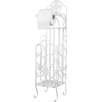 Stojan na toaletní papír Vintage, bílá