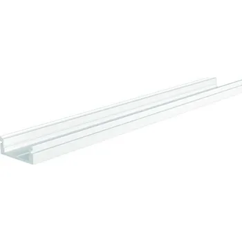 LED páska LIGHT IMPRESSIONS AU-01-12 plochý U-profil pro 12 - 13,3 mm LED pásek matná bílá - LIGHT IMPRESSIONS IMPR 970045