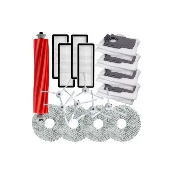 Sada příslušenství pro robotický vysavač Kartáče a HEPA filtry pro vysavač XIAOMI Roborock QRevo Pro sada sáčků a mopy 19ks