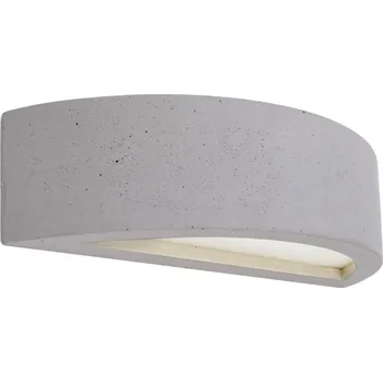 Nástěnné svítidlo LIGHT IMPRESSIONS Deko-Light nástěnné přisazené svítidlo Sarin 230V E14 1x max. 25W 300 mm šedá - LIGHT IMPRESSIONS IMPR 341178