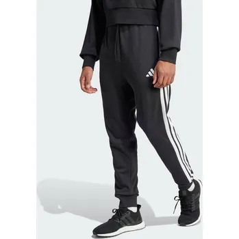 Míčový sport ADIDAS Kalhoty Essential 3-Stripes French Terry L BÍLÁ|ČERNÁ
