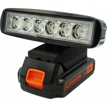 Svítilna PRACOVNÍ LAMPA PRO BLACK DECKER 18V SVÍTILNA 6 LED