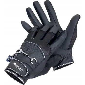 Rukavice Rukavice EQUESTRIAN QUEEN Crete černé S