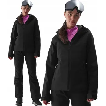 DÁMSKÁ ZATEPLENÁ BUNDA 4F TTJAF572 ČERNÁ 5000 M